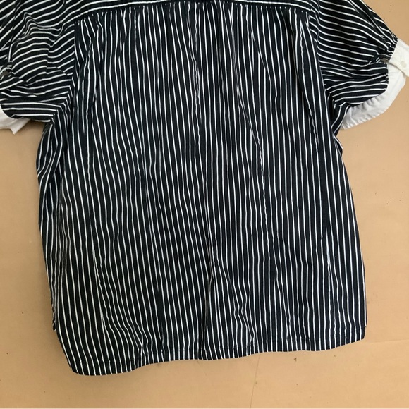 TAILORED BUTTON DOWN BLOUSE. - Picture 10 of 11